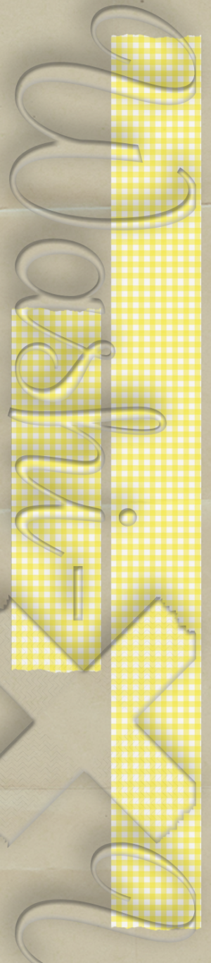 Washi-X Washi Tape Yellow squares patterned washi tape