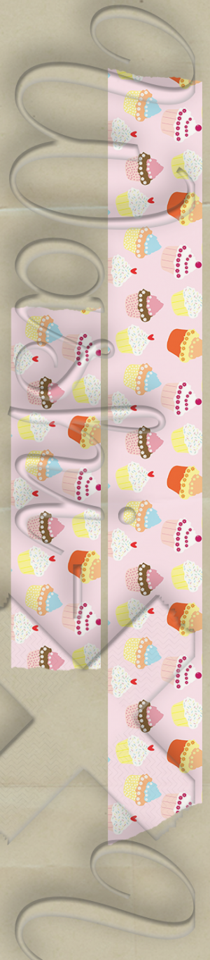 Washi-X Washi Tape Cupcakes patterned washi tape
