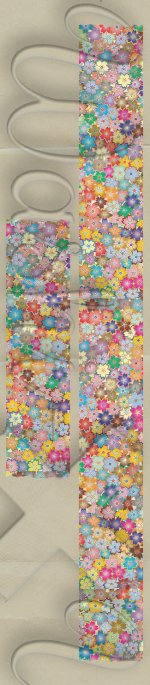 Washi-X Washi Tape Colorful flowers patterned washi tape