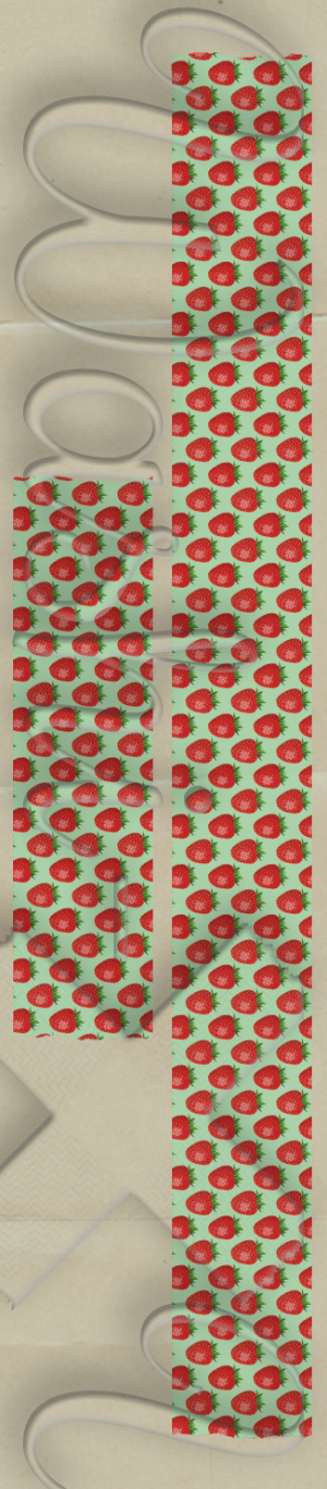 Washi-X Washi Tape Strawberry patterned washi tape