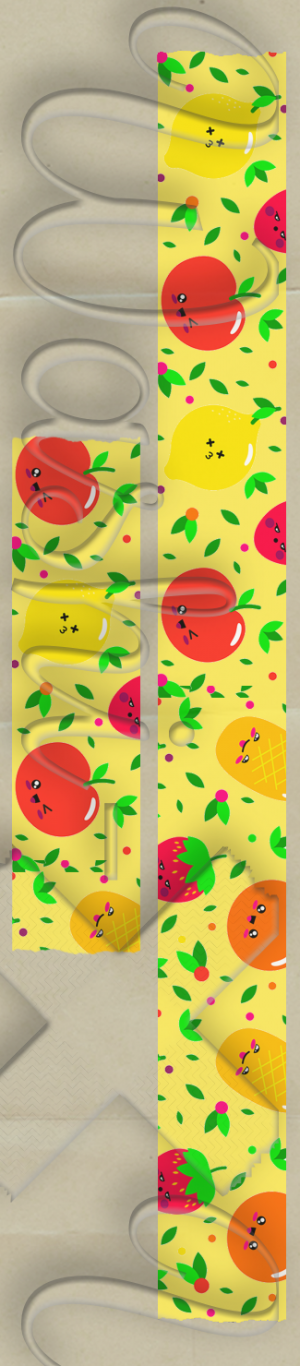 Washi-X Washi Tape Fruits patterned washi tape