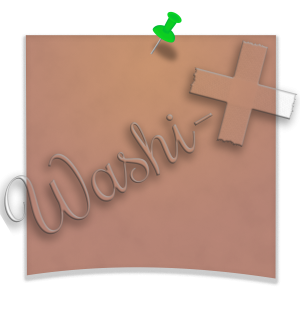 Washi-X Papers Pinned memo