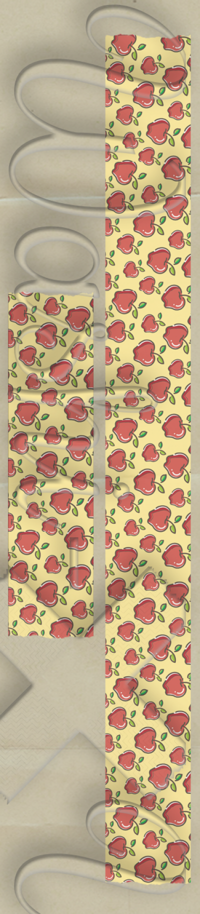Apples patterned washi tape