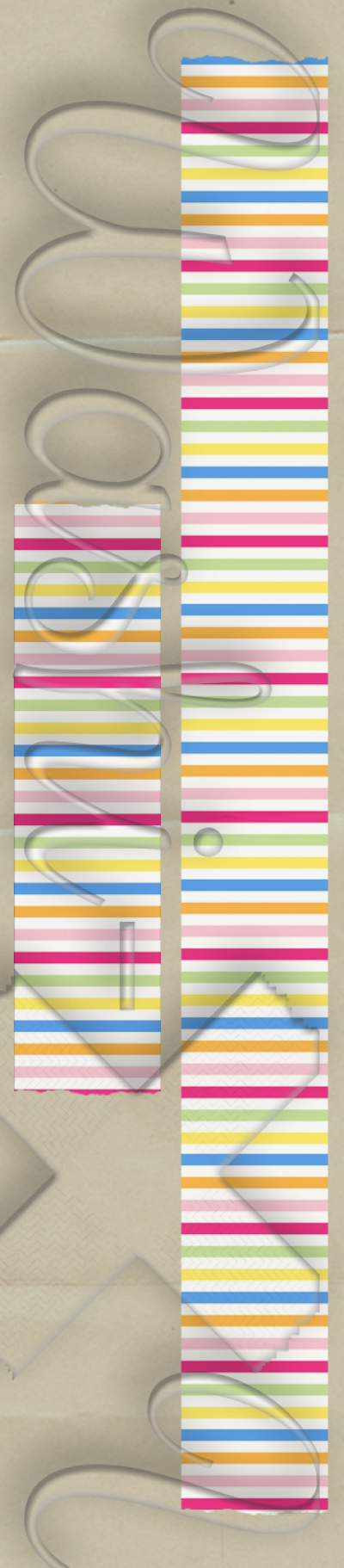 Lines patterned washi tape style 1