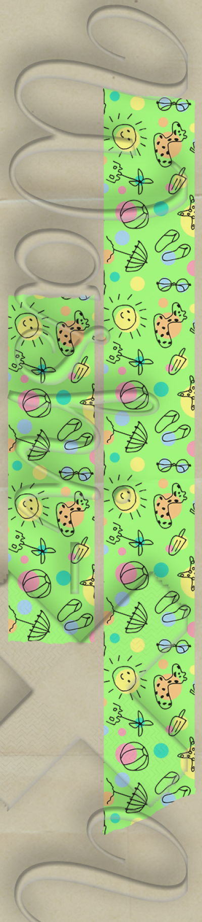Summer patterned washi tape style 1