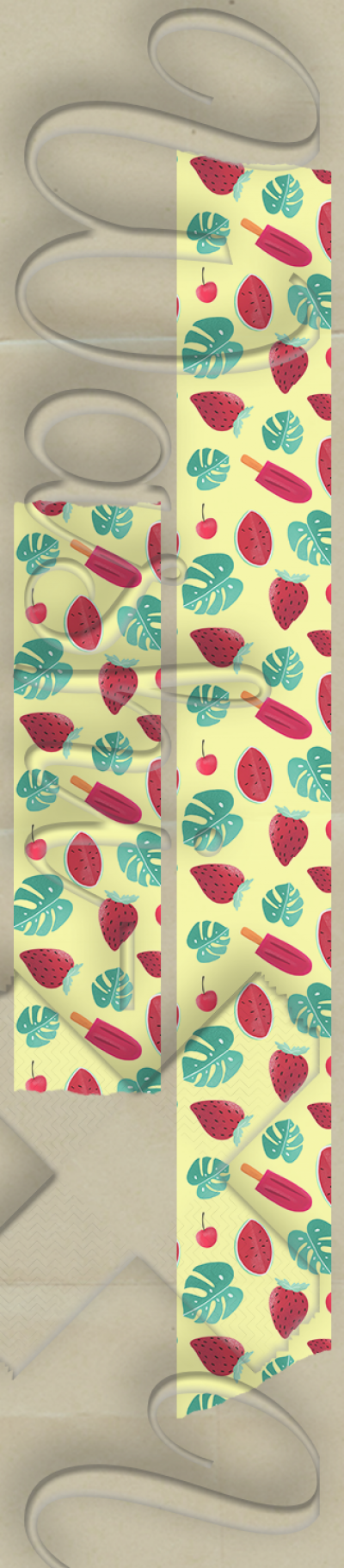Summer patterned washi tape style 2