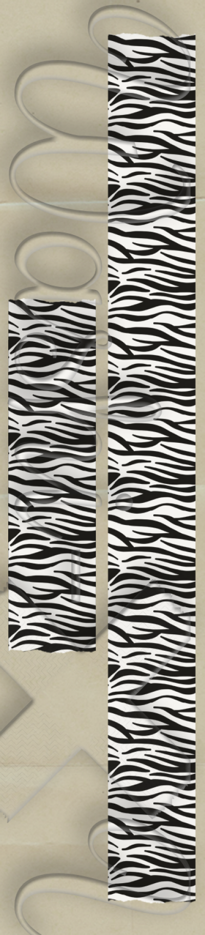 Zebra patterned washi tape
