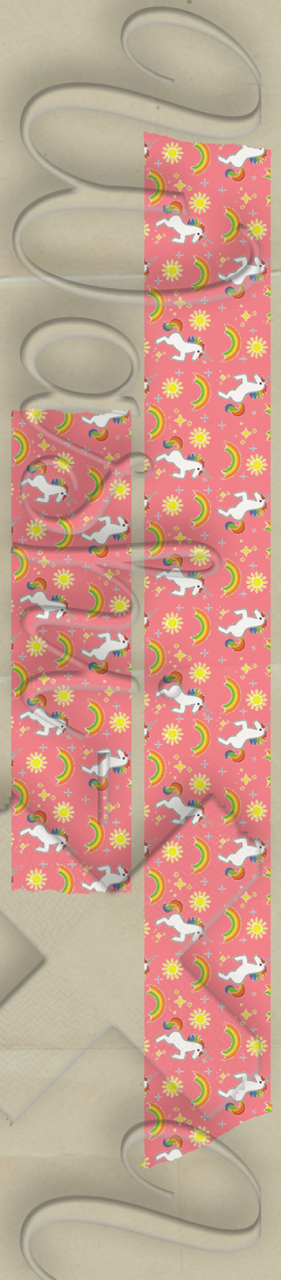 Unicorns patterned washi tape